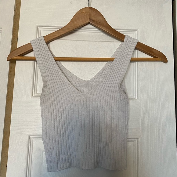 Brandy Melville White Tank Top - Picture 2 of 2
